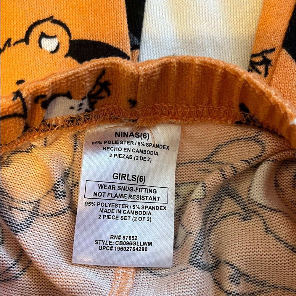 Halloween Care Bears Pajama Set with pumpkin knee high socks - Picture 11 of 11